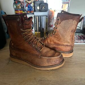 Vintage 60s Red Wing Irish Setter Sport Boots Size 11.5M Red Lining